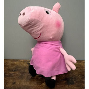 Large‎ Peppa Pig in Pink Dress Plush